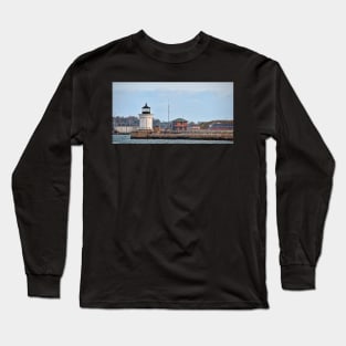 Portland Breakwater Lighthouse Long Sleeve T-Shirt